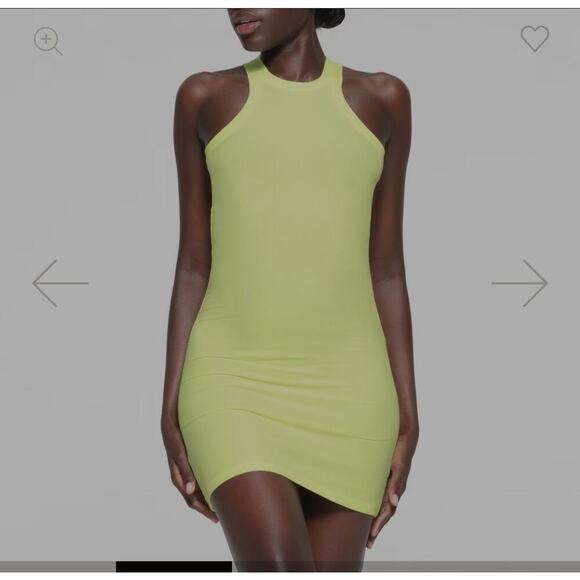SKIMS Soft Lounge Tank Mini Dress In Lemonade Size L - Picture 7 of 8